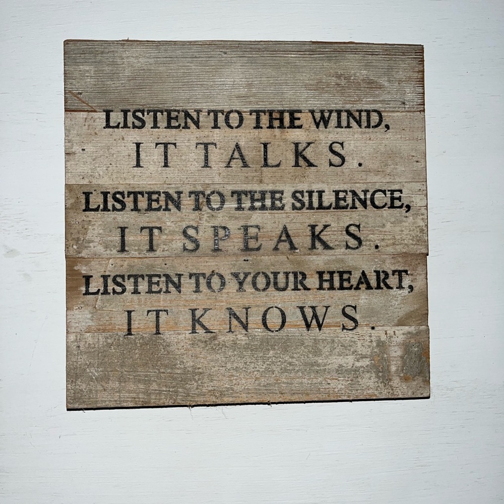 Inspirational Quote Branded Wood Panel